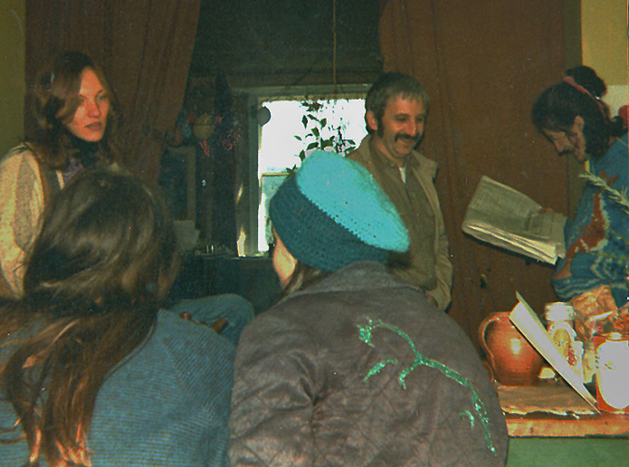 Wern Watkin - friends in the cottage
